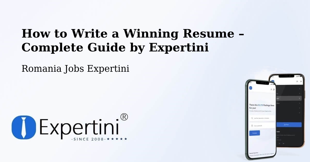 Resume Writing Guide for Job Seekers – Comuna Şeica Mică - Comuna Şeica Mică, Romania Jobs Expertini